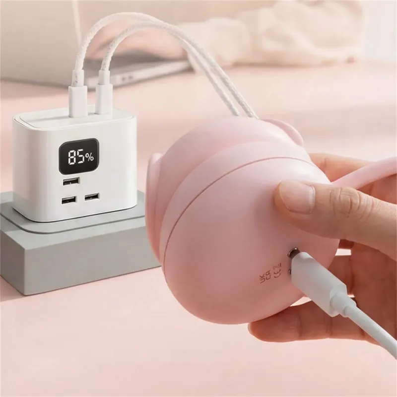 Perangsang Kelentit Telur Silikon Dildo Penggetar tongkat ajaib Usb Boleh Dicas semula Stroker Faraj Dewasa menujah Mainan Seks — image 6