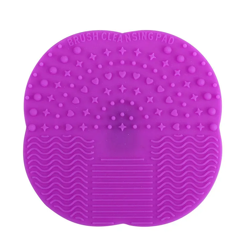 1Pcs Small Size Silicone Sucker Brush Cleaning Mat Make up Brush Cleaner Cosmetic Clean Tools For Makeup Brushes