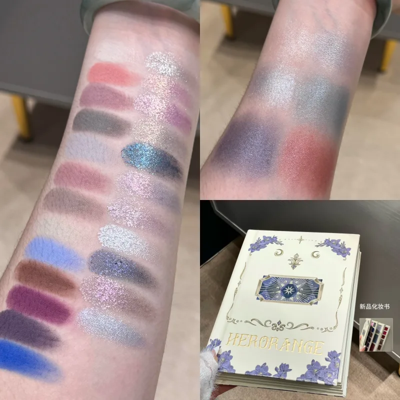 78 farver Professionel øjenskyggepalette Bogdesign alt i ét makeupsæt Shimmer Matt Highlighter Contour Blush Lip Gloss Cos