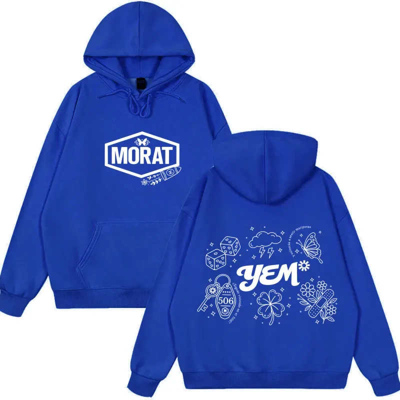 Band Morat Yem World Tour 2026 Print Hoodie Men Women Fashion Clothing Pullover Long Sleeves Loose Hip-hop Sweatshirts Fan Gifts — image 10