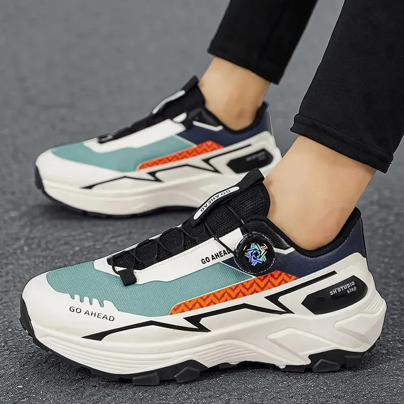 Mens Sneakers Casual Outdoor Anti Slip Shock-absorbing Versatile Off Road Hiking Shoes Comfortable Soft Sole Running Shoes Man — image 5