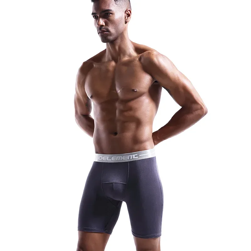 Tamanho grande XL-7XL boxers masculinos shorts modal roupa interior homem respirável bolsa calcinha meio longo perna cueca masculino cueca hombre — image 20