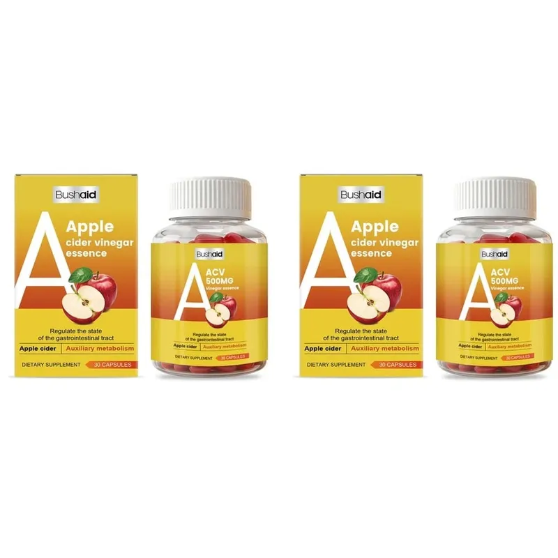 30 Capsules Apple Cider Vinegar with L-Carnitine Energy Maintenance Green Tea Extract (85% Catechins) for Health Support