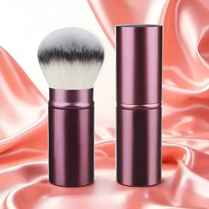 Set Kuas Rias Portabel Bepergian dengan Tas Penyimpanan Kuas Foundation Blush Kuas Kosmetik untuk Perlengkapan Kecantikan Dalam Perjalanan — image 9