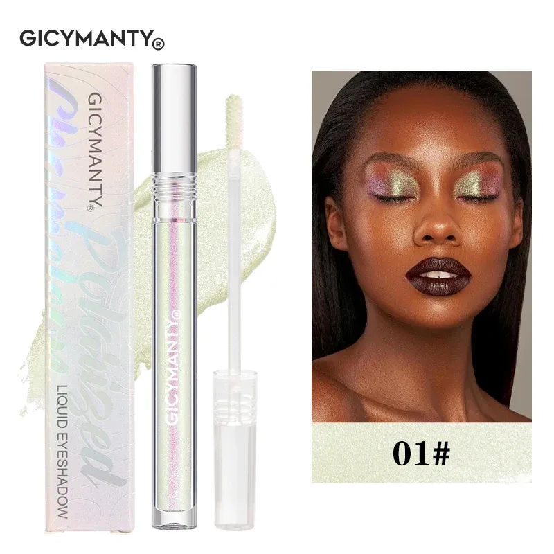 Polarized Chameleon Liquid Eyeshadow Shimmer Glitter Long Lasting Waterproof Multi-Use Eye Highlight Blusher Makeup