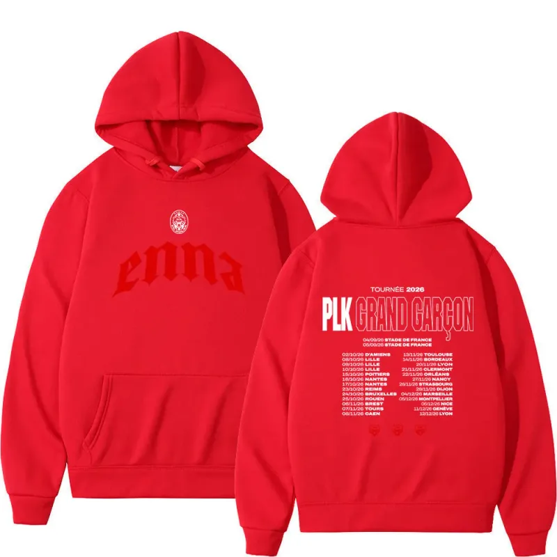 Rapper PLK Grand Garcon 2026 Tour Merch Hoodies Men Women Clothing Fashion Hip Hop Pullovers Long Sleeves Sweatshirts Streetwear — image 11