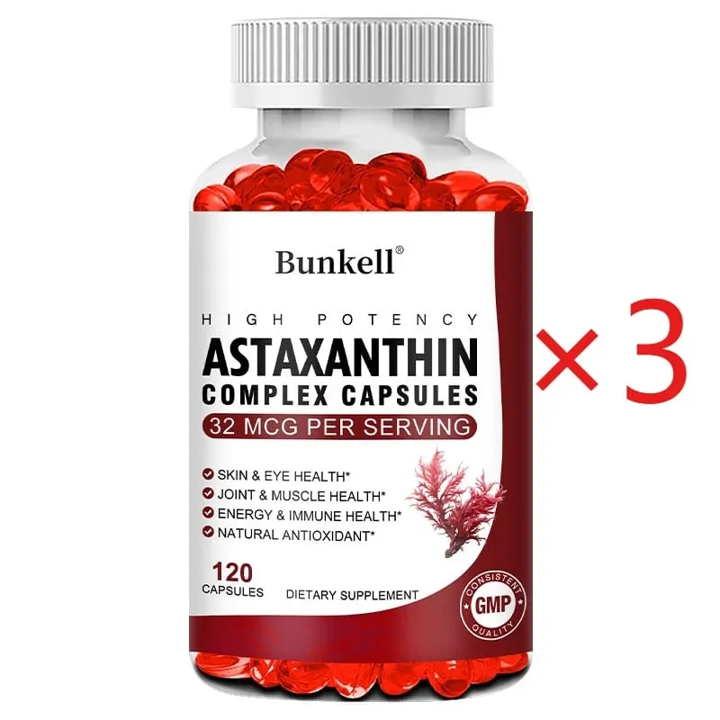 Antarctische krillolie 120 mg astaxanthine 32 mcg capsules (EPA DHA) ondersteunen gewrichts- en huidimmuniteit Cardiovasculaire gezondheid