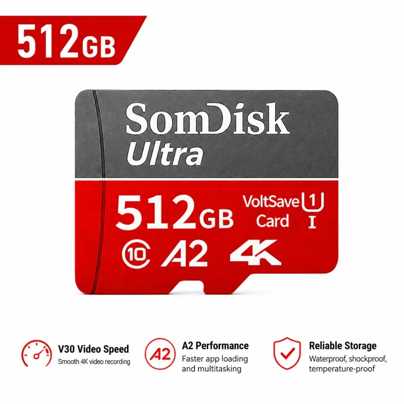 128GB Micro SD/TF Card Large Capacity Card Class10 Up To 100MB/s Waterproof Storage Card Used for Cameras/driving Recorders — image 11