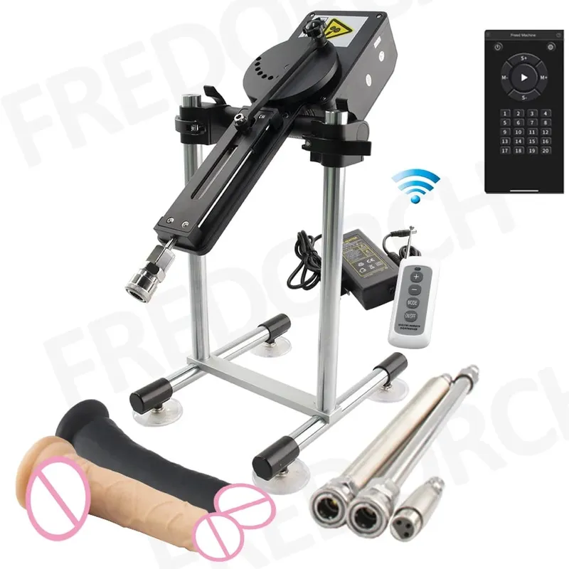 NEW Automatic Sex Machine for Couples with Dildo Attachments Vibrator Adult Toy for Men Women Female Masturbation Vagina 70W