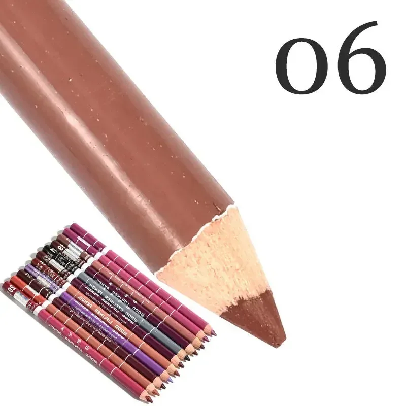 28Color Antifouling Lip Liner Professional Lipstick Pen Precise Waterproof Lip Outline Pencil Lip Makeup Lasting Eyeliner Creamy — image 8