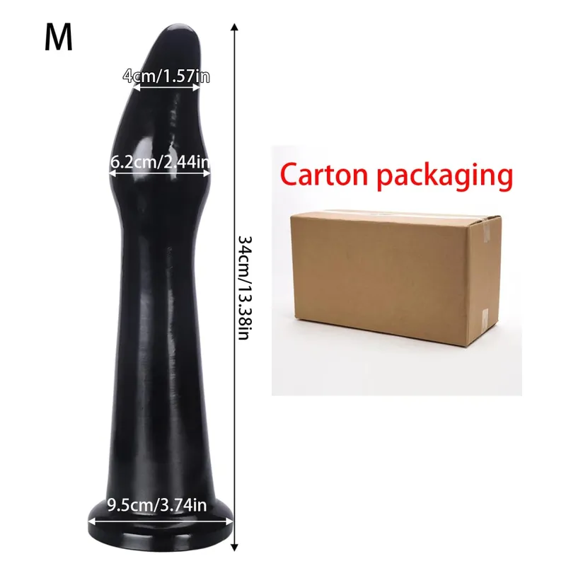 4 Sizes Long Anal Plug Big Anal Dialator Dildo Huge Long Large XL Anal Plug Training Expansion Butt Plug Sex Toys for Women Gay