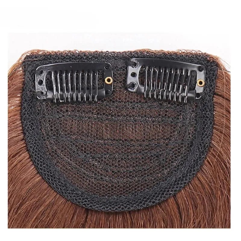 Wig synthetic pad hair piece 20cm 30cm two card one-piece pad hair root increase quantity hair extensions — image 4