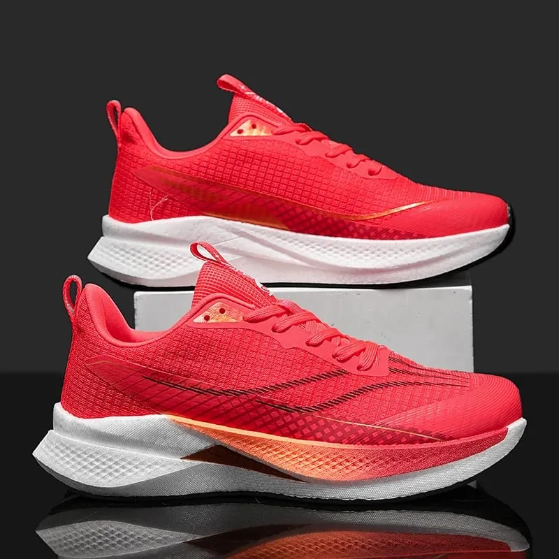Men Carbon Plate Running Shoes Breathable Women Athletic Tennis Sneakers Cushion Sport Trainers Outdoor Marathon Jogging Shoes — image 4