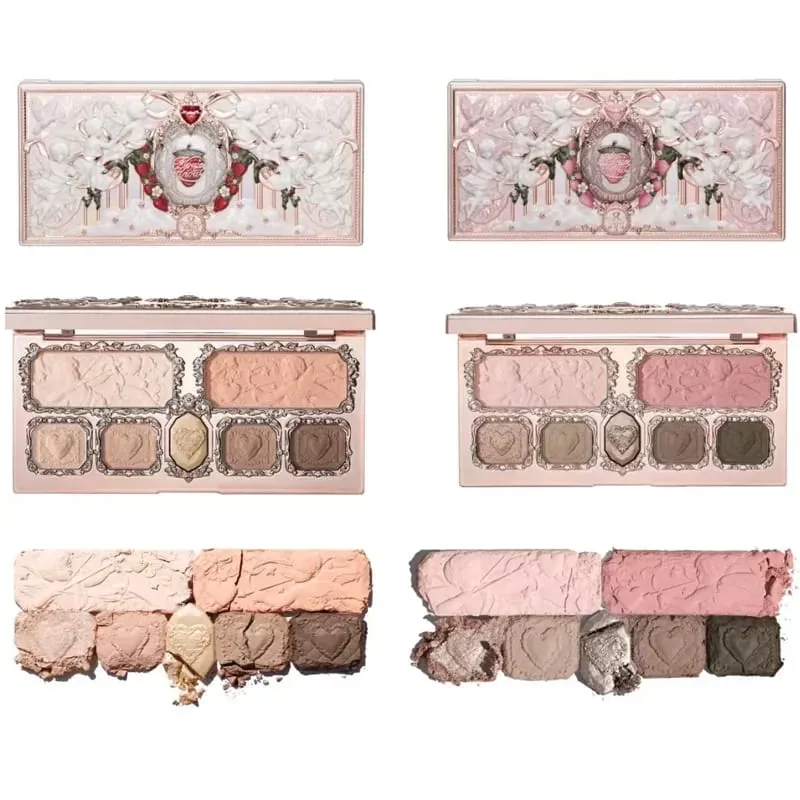 Flower Knows ALL IN ONE Makeup Kit Kompletní sada profesionálních obličejových paletek s očními stíny na rty s tuhými parfémy — image 3