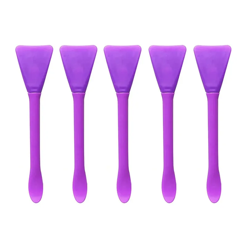 5 τμχ Βούρτσες μάσκας προσώπου σιλικόνης Spatula Applicator Skincare Spatula Lotion Κρέμα προσώπου Applicator Spa Εργαλεία μακιγιάζ — image 10