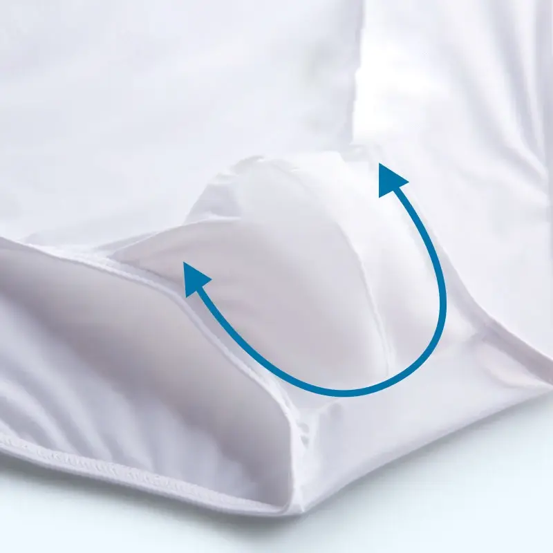 2 Chiếc Túi Lớn Nylon Nam Quần Lót Quần Sịp Ice Silk Nam Liền Mạch Quần Lót Eo Thấp Quần Lót Mỏng Plus Kích Thước — image 11