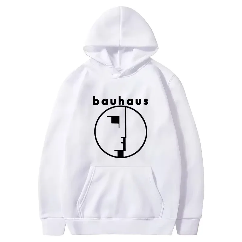 Men's Hoodie Bauhaus Post Punk Goth Rock Crew Neck Graphic Printed Sweatshirt Fashion Casual Plus Size Women Pullover Hoody