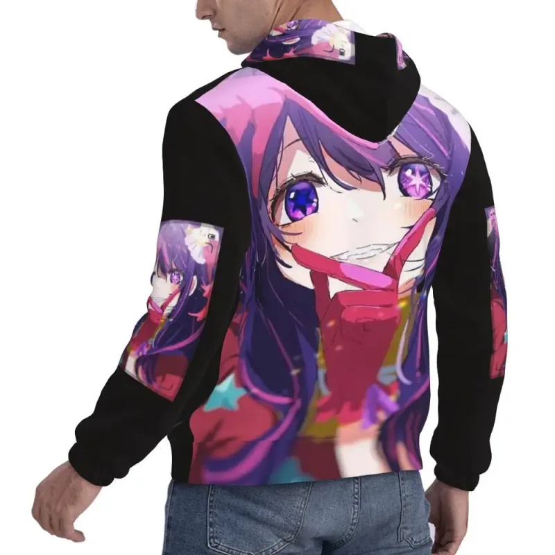 Oshi No Ko Anime Kawaii Hoodies Hip Hop Pullover Autumn Winter Men Women Sweatshirts Long Sleeve Tops — image 6