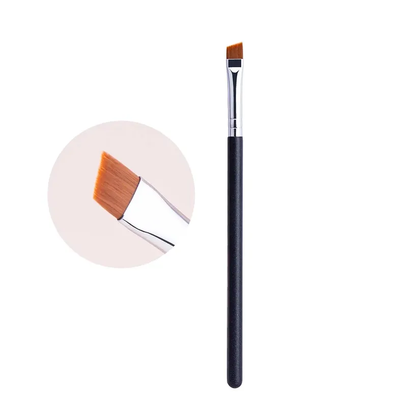 212 Flat Eyebrow Brush Ultrathin Eyebrow Makeup Brushes Flat Eyeliner Brush Thin Eye Liner Brow Contour Beauty Brush Tool — image 8