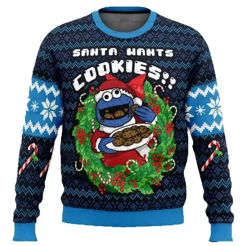 Captain Picard Star Trek Ugly Christmas Sweater Cartoon Anime Women Men Pullover Tops 2026 New Fashion Couple Hoodie Sweatshirt — image 5