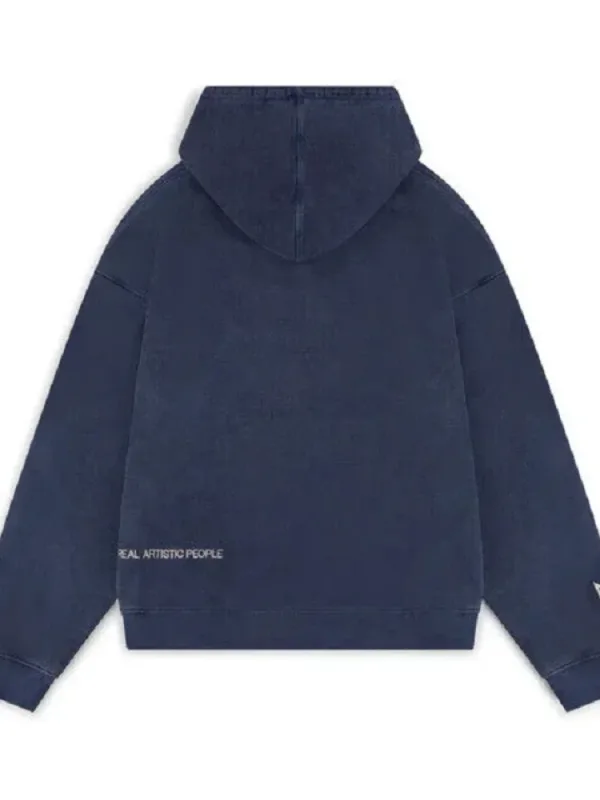 Vintage Men Monogramed aplikacja z nadrukiem w stylu Y2k Slouchy luźna nowa moda para bluza z kapturem dres Streetwear Street w zimie — image 3