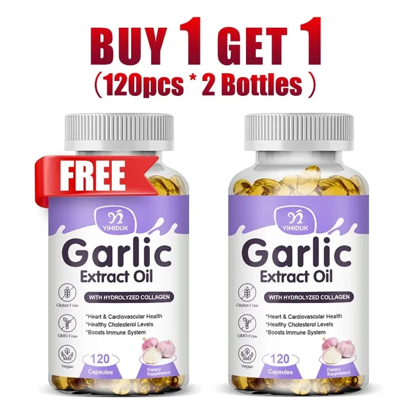 Beli 1 Percuma 1! Suplemen Minyak Ekstrak Bawang Putih Tulen untuk Penggalak Sistem Imun Kolesterol Kesihatan Jantung & Tekanan Darah — image 8