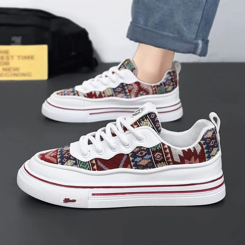 High Quality Men's Canvas Shoes New Sneakers Trend Hot Sale Comfortable Man Casual Shoes Outdoor Non-slip Breathable Men Shoes