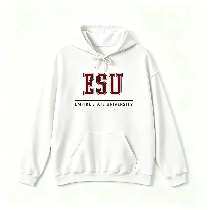 2026 new ESU Empire State University Hoodie Sweatshirt Brand New Day Merch Peter Hoodies Unisex Spring and Summer Long Sleeve — image 1