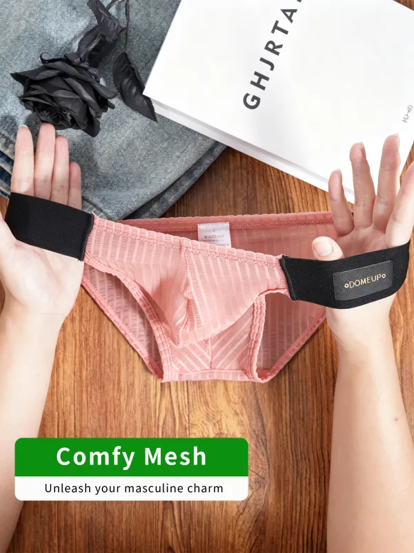 1/2/3PCS New Men's Premium Mercerized Cotton Briefs Ultra‑Thin Breathable Silky Soft Fitness Gym Daily Wear Men Underwear — image 19