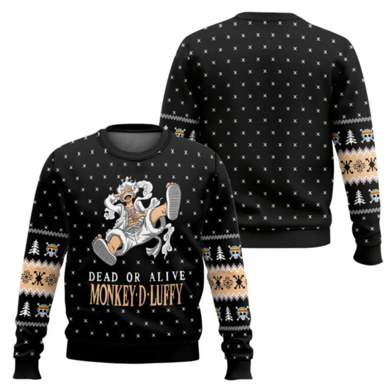 Fantasy chainsaw Christmas Carnival Unisex Sweater Santa Claus Sweater 3D Sweater Autumn and Winter Premium Clothing — image 12