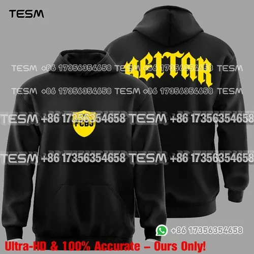 Men Beitar Gothic Font Print Hoodie Oversized Street Hip Hop Pullover Sweatshirt Casual Long Sleeve Hooded Sweatshirts Men Women — image 9