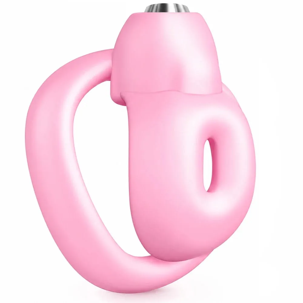 Männlicher Penis-Keuschheitskäfig-Set, kleiner Mini-Keuschheitskäfig mit 5 Penisringen, Penis-Bondage, Sklave, Zurückhaltung, Mann-Sexspielzeug