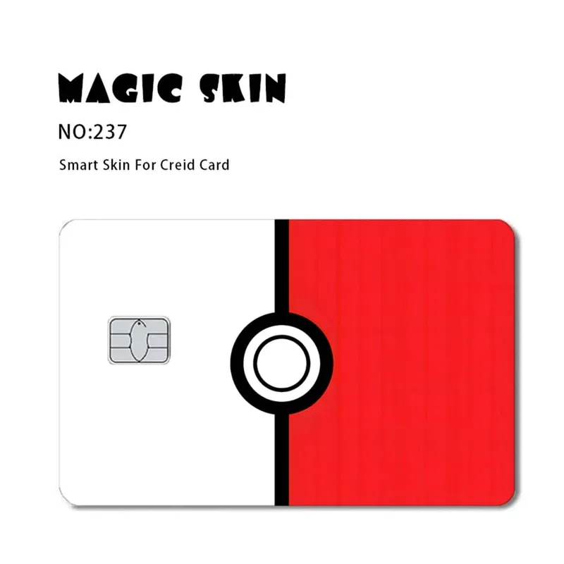 Anime Pokemon Pikachu skórka na kartę kredytową 2.5D naklejki HD karta naklejka karta matowa folia skóra mały chip wodoodporna naklejka prezenty zabawki — image 8
