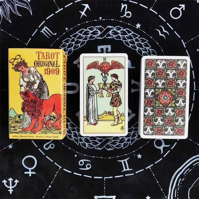 Jeu de cartes de Tarot The Rider Waite Smith, 1909, Oracle Deck pour débutants, anglais, espagnol, édition de Divination classique