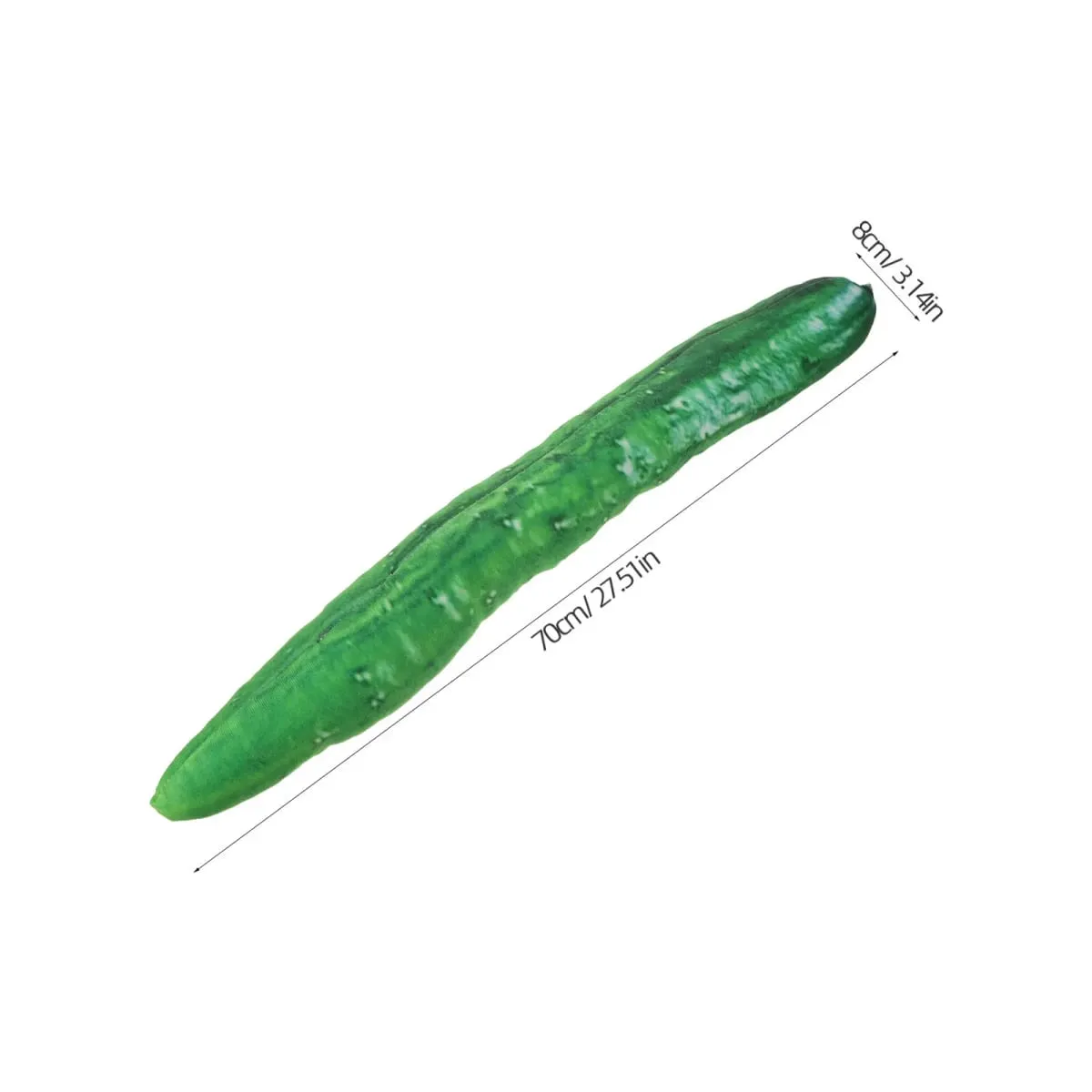2Pcs Pickle Cucumber Soft Pillow Cartoon Food Cushion Creative Decor Lumbar Back Support Cushions Funny Stuffed Yellow Gourd