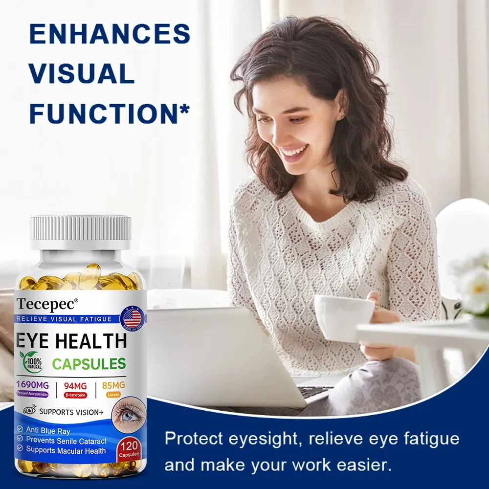 Lutein +Proanthocyanidin - Super Vision Support Supplement Supports Eye Health 120 Softgels — image 6