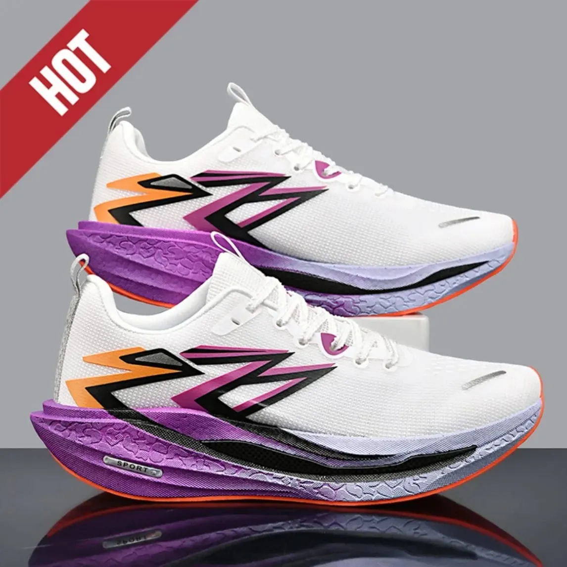 2026 Men Women Marathon Running Shoes Air Cushion Breathable Lightweight Jogging Racing Sports Sneakers Tennis Gym Outdoor — image 5