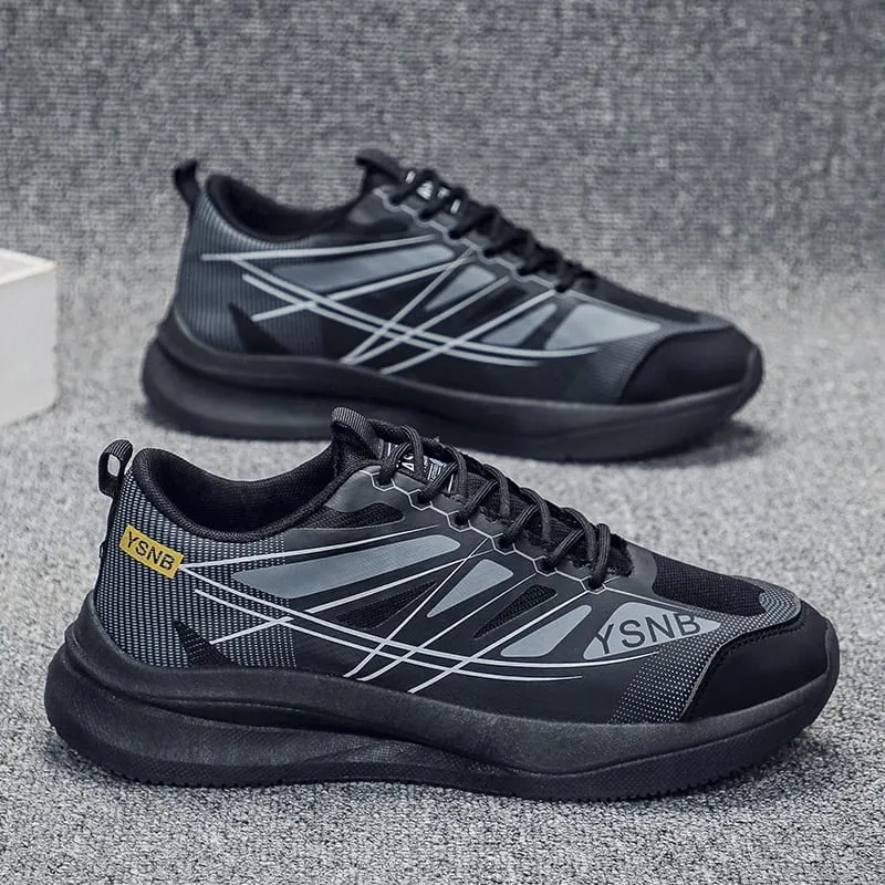 Men Minimalist Mesh Casual Sneakers Flexible Outsole Shock Absorb Footbed Short Distance Outdoor Footwear