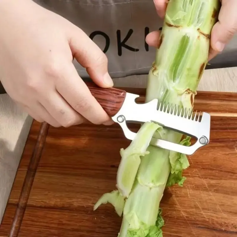Práctico accesorio de cocina con pelador de verduras 2 en 1 y abridor de botellas 3 en 1, ideal para cocinar de forma rápida y sencilla — image 4