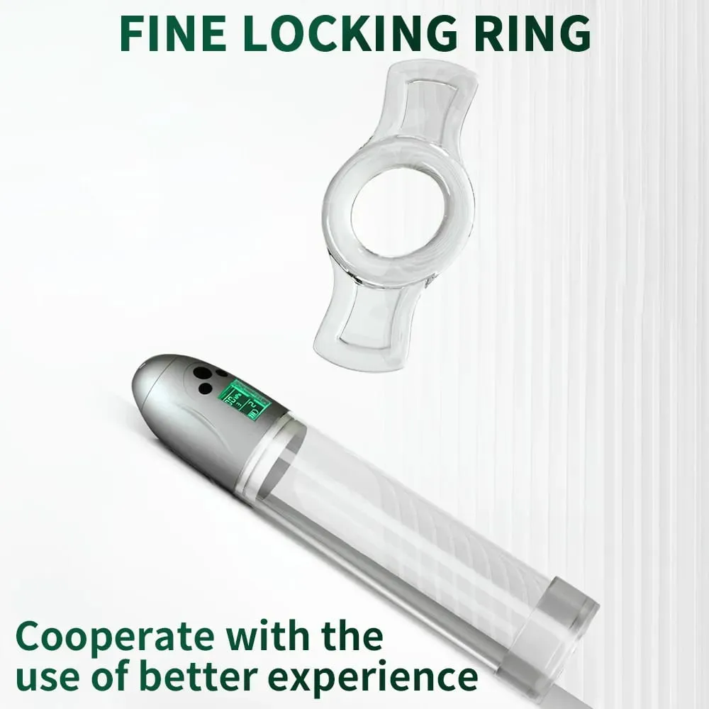 Automatic Penis Pump Enhanced Erections Rechargeable Vacuum Dick Cock Enlarger Penis Size Men Sex Toys and Vagina Masturbator — image 5