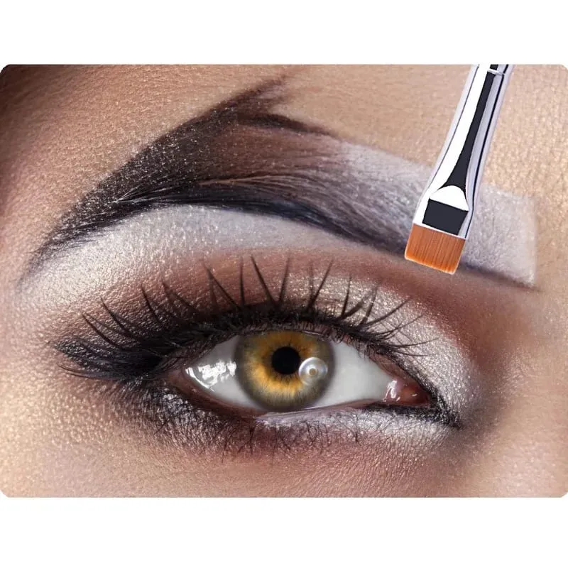 212 Flat Eyebrow Brush Ultrathin Eyebrow Makeup Brushes Flat Eyeliner Brush Thin Eye Liner Brow Contour Beauty Brush Tool — image 3