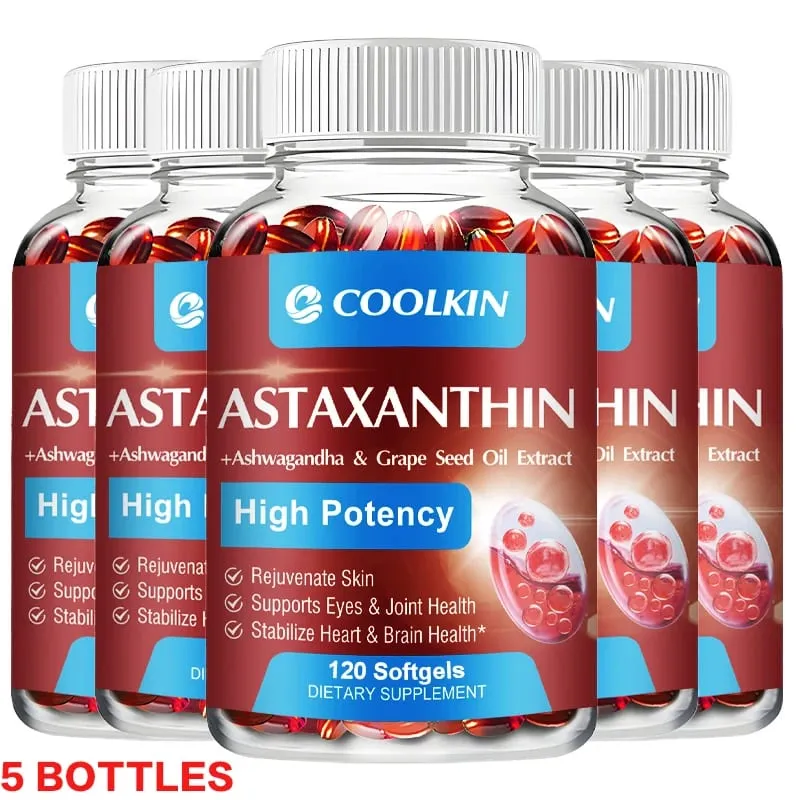 Astaxanthine - Bevordert de cardiovasculaire gezondheid Versnelt het metabolisme Ondersteunt de gezondheid van ooggewrichten en huid — image 9