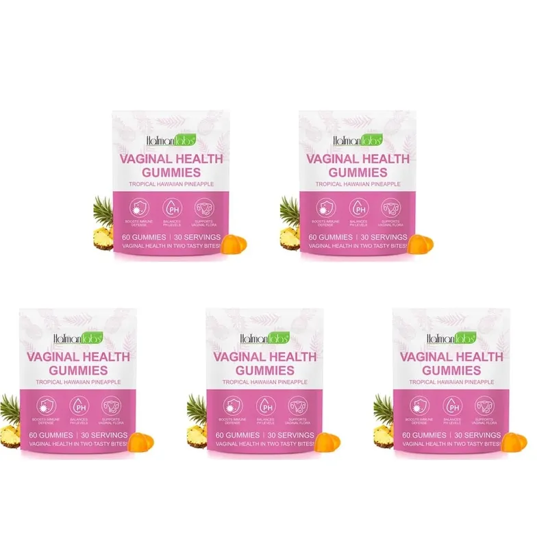HolmanLabs Vaginal Health Gummies with Vitamin C and Probiotics Supports Vaginal Flora Helps Balance PH Levels 60 Gummies — image 11