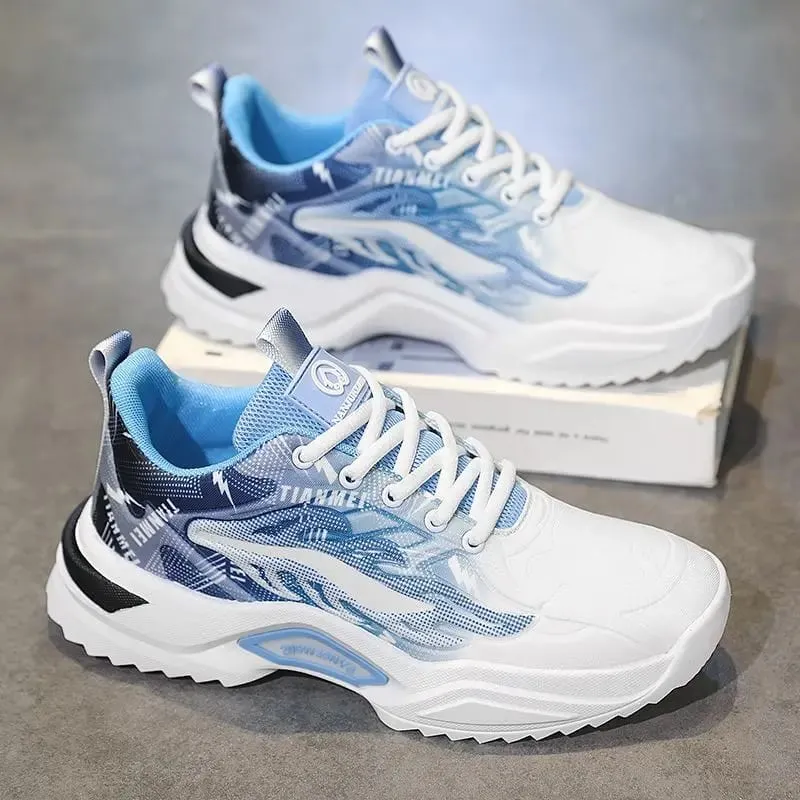 Free Shipping Men Shoes Casual Sports Walking Sneakers Lightweight Breathable Outdoor Autumn Spring Leather Height Increasing — image 11