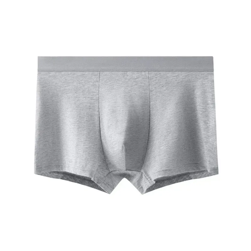 4pcs Cotton Men Boxer Shorts Male Underwear High Stretch Sexy Underpant Man Panties Plus Size L-4XL Mid Waist Breathable Brief — image 8