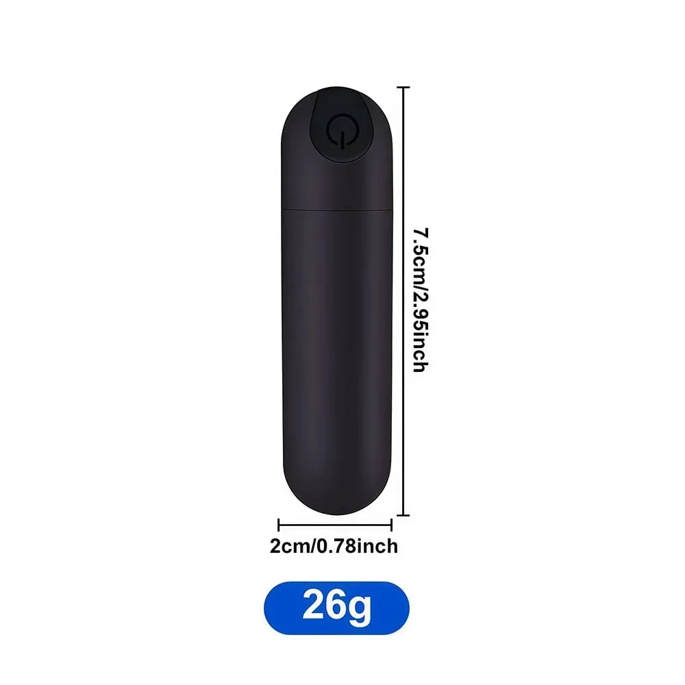 Carga usb 10 velocidades mini vibrador bala recarregável sem fio vibratório anal plug clitoriano estimulador brinquedos sexuais adultos para mulher — image 6
