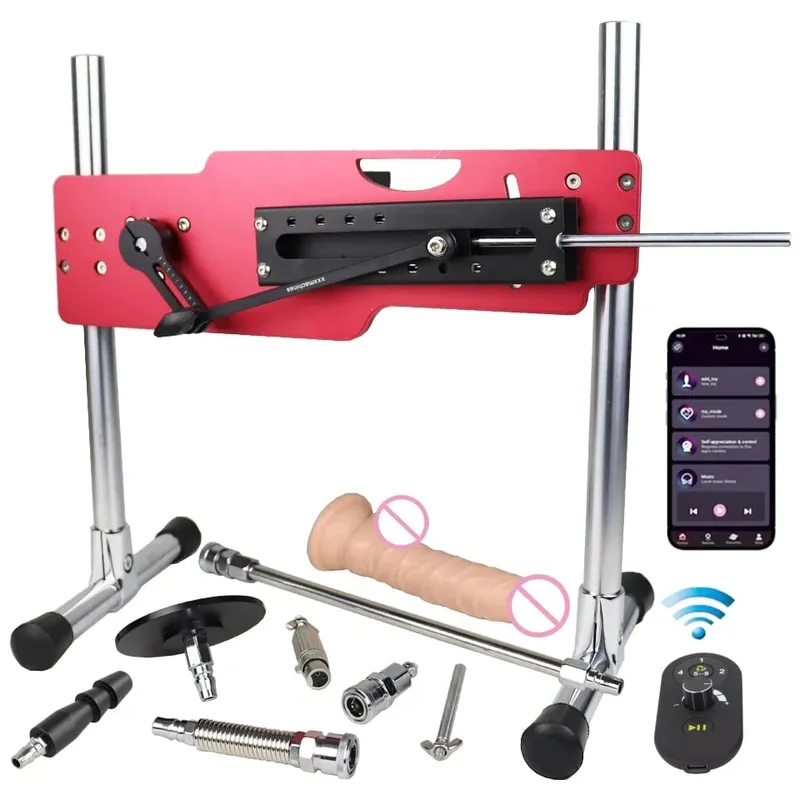 2026 New Mute APP Control Sex Machine for Sex Life Love Machine with Vac-u-Lock Dildo Attachments Adult Sex Toy 120W