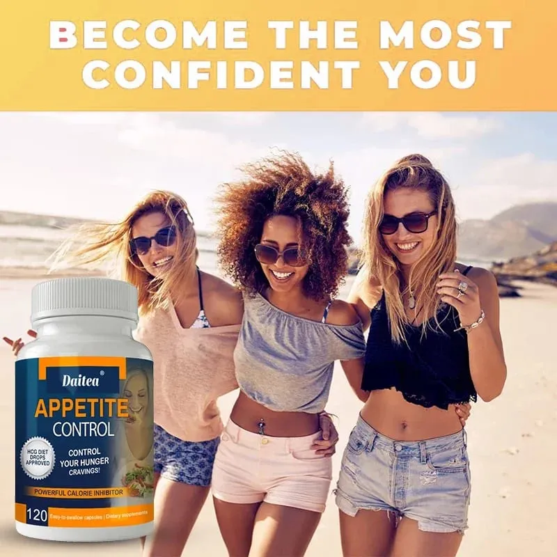 Kapsle Daitea Appetite Control – organický vitamín C chitosan (90 % DAC) Metabolismus Posílení spalování tuků Nízký obsah tuku — image 2