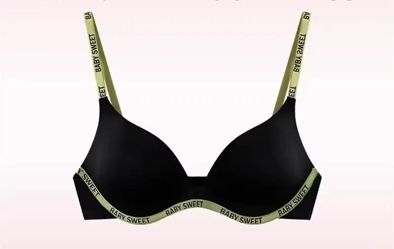 Nouvelle tendance Dopamine couleur sans couture ensemble de soutien-gorge Push Up petit soutiens-gorge sans fil confort beauté dos quotidien décontracté grande taille 32-38 — image 12