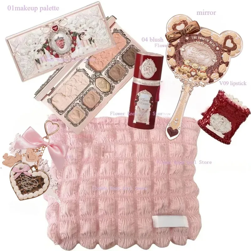 Flower Knows ALL IN ONE Makeup Kit Kompletní sada profesionálních obličejových paletek s očními stíny na rty s tuhými parfémy — image 12